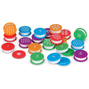 Learning Resources Mini Number Treats. Matching Coutning Educational Toys. all Pieces