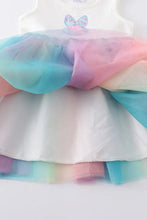 Load image into Gallery viewer, Pastel Easter Bunny sequin tulle dress for girls tulle skirt lined