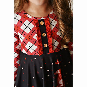 Red Reindeer Christmas Holiday Soft Twirl Dress NEW ~ choose your size!