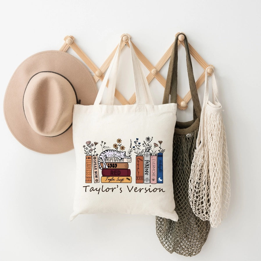 Taylor's Version Tote Bag Canvas Tote Bag 15