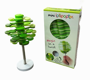Mini Lollipopter Twist Sensory Fidget Toy ~ Green Apple ~ Playable Art! NEW