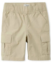 Load image into Gallery viewer, Boys Pull on Khaki Cargo Shorts