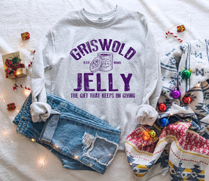 Griswold Jelly of the Month Club Crewneck Sweatshirt Adult NEW