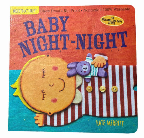 Indestructible Baby Night-Night Book ~ Chew Proof, Rip Proof,& Washable NEW!