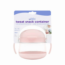Load image into Gallery viewer, Ubbi Tweat Snack Container ~ Blush NEW
