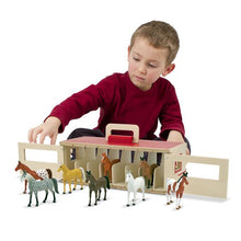 Load image into Gallery viewer, Melissa &amp; Doug Take-Along Show-Horse Stable Play Set New