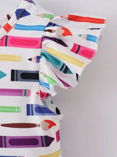 Load image into Gallery viewer, Back To School Colorful Pencils Twirl Dress NEW ~ Choose your size!
