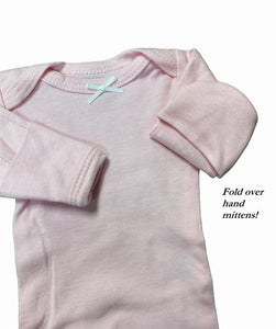 Preemie Girls Light Pink long sleeve bodysuit NEW