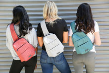 Load image into Gallery viewer, Sling backpack or front cross body bag in variety of colors.