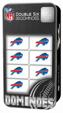 Load image into Gallery viewer, Buffalo Bills Dominos Game in tin