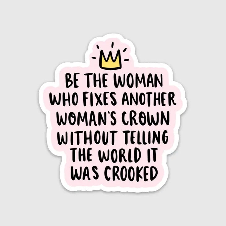 Woman's Crown Sticker 3