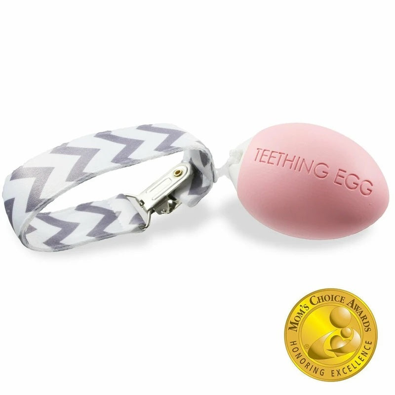 The Teething Egg ~ Pink NEW Made in USA!
