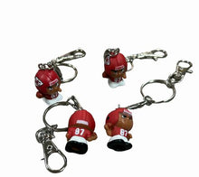 Load image into Gallery viewer, NFL TeenyMates Kansas City Chiefs #87 Travis Kelce Keychains