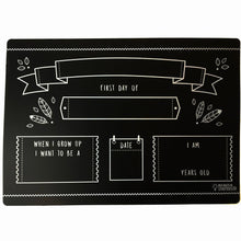 Load image into Gallery viewer, Imagination Starters Reusable Chalkboard First Day Sign NEW