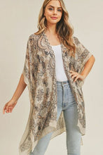Load image into Gallery viewer, Bohemian Print Open Front Kimonos