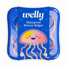 Load image into Gallery viewer, Welly Jellyfish Waterproof Bravery Badges 39 count NEW