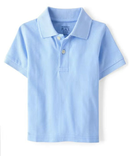 Toddler Boys Blue Polo Shirt
