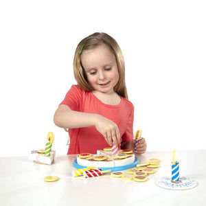 Melissa & Doug Birthday Party Birthday Cake Playset NEW