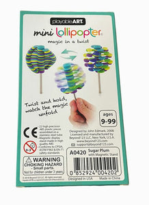 Mini Lollipopter Twist Sensory Fidget Toy ~ Sugar Plum ~ Playable Art! NEW