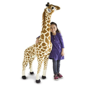 Melissa & Doug Giraffe Giant Stuffed Animal 53"H x 31"L x 14"W  NEW