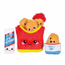 Load image into Gallery viewer, Chicken Nugget Plushies ~ with dipping dish &amp; slow rise ketchup!