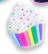 Load image into Gallery viewer, Fidget slider sensory toy in different shapes fidgety slide cupcake 