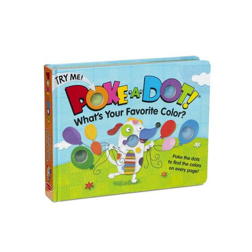 Melissa & Doug Poke a Dot What's Your Favorite Color? Book NEW