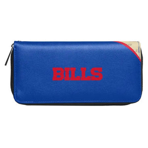 Buffalo Bills Wallet & Wristlet. Red white blue with Bills on one side and logo on the other