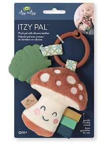 Itzy Pal™ Plush + Teether Mushroom & Leaf Toy & Teether