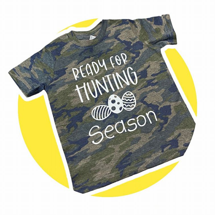 Ready For Hunting Season Easter Camo Tshirt ~ NEW ~ Choose your Size!