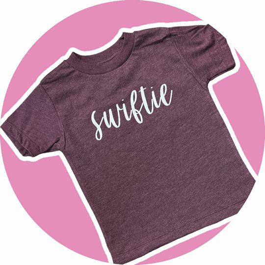 Swiftie Purple White Glitter T ~ Toddler & Youth Sizes NEW
