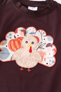 Thanksgiving Turkey Tshirt sz 3 NEW!