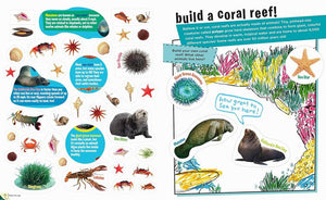 Peel & Discover Oceans Sticker Activity Book NEW