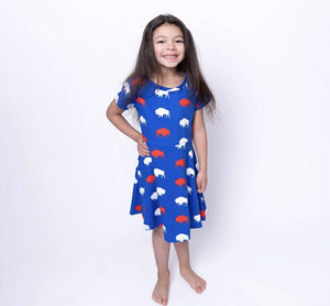Red and Blue Buffalo Dress ~ Super soft ~ Sizes Baby through Girls 8/10 NEW!