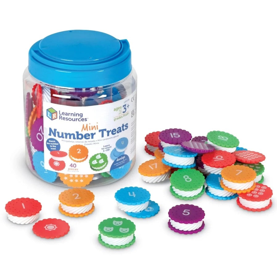 Learning Resources Mini Number Treats. Matching Coutning Educational Toys.