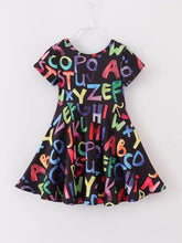 Load image into Gallery viewer, Back To School Alphabet Girl Twirl Dress NEW ~ choose your size
