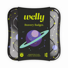 Load image into Gallery viewer, Welly Bravery Badges Fabric Bandages ~ Space 48 count NEW!