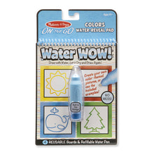 Load image into Gallery viewer, Melissa &amp; Doug Water Wow Colors &amp; Shapes NEW