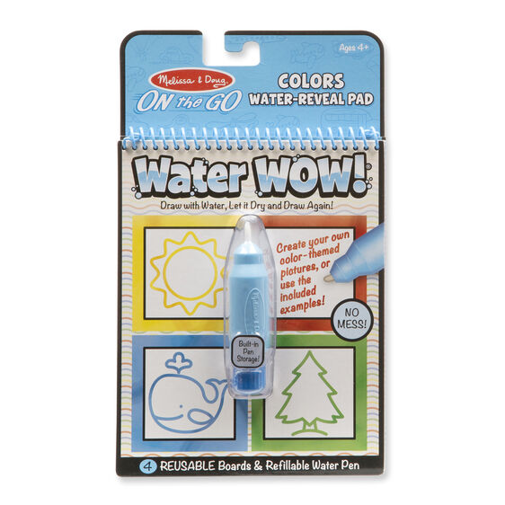 Melissa & Doug Water Wow Colors & Shapes NEW