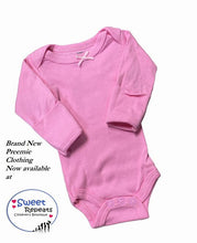 Load image into Gallery viewer, Preemie Girls Dark Pink long sleeve bodysuit NEW