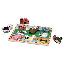 Load image into Gallery viewer, Melissa &amp; Doug Farm Animals Chunky Puzzle New