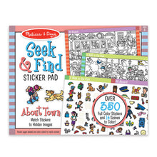 Load image into Gallery viewer, Melissa &amp; Doug Seek &amp; Find Sticker Pad - Around Town NEW