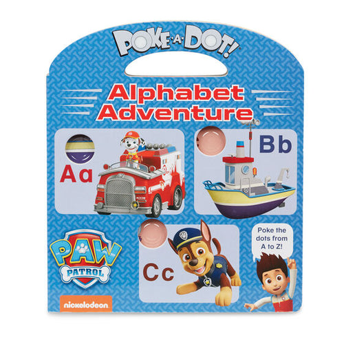 Melissa & Doug Paw Patrol Poke a Dot Alphabet Adventure Book New