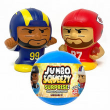 Load image into Gallery viewer, Jumbo Squeezy Surprise NFL series 2 Slo Rise Mystery Ball