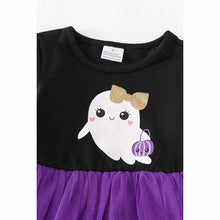 Load image into Gallery viewer, Halloween Purple Ghost Tutu Dress sz 6 NEW