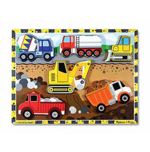 Load image into Gallery viewer, Melissa &amp; Doug Construction Chunky Puzzle - 6 Pieces New