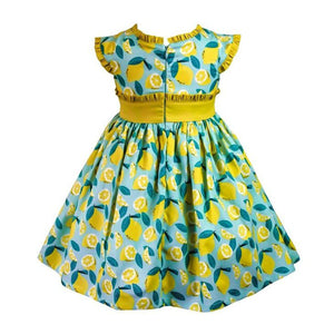 Vintage Ethel Lemonade Dress ~ Lined & Zips in Back sz 4 NEW!