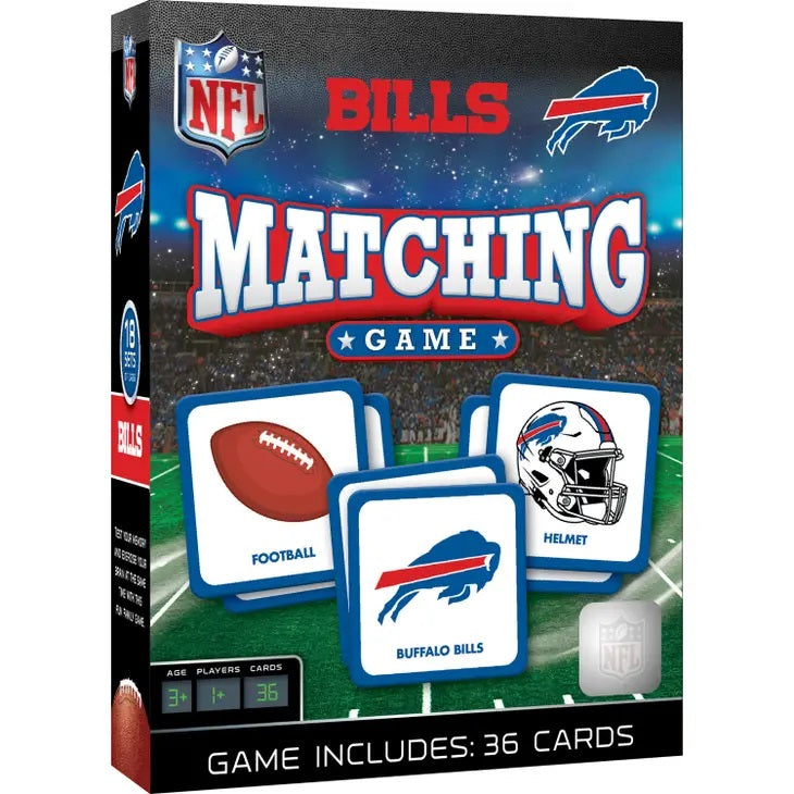 Buffalo Bills Matching Game Card Game Kids