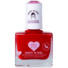 Load image into Gallery viewer, Klee Naturals Peel off Nail Polish ~ Nashville Red ~ Made in USA!