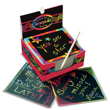 Load image into Gallery viewer, Melissa &amp; Doug Scratch Art® Box of Rainbow Mini Notes New